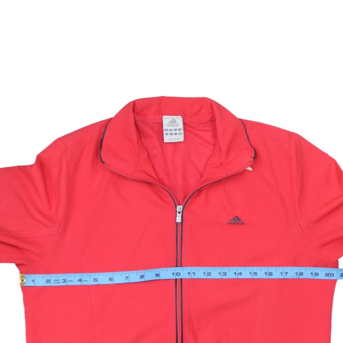 Adidas Women's Pink Full Zip Sports Jacket Size 14