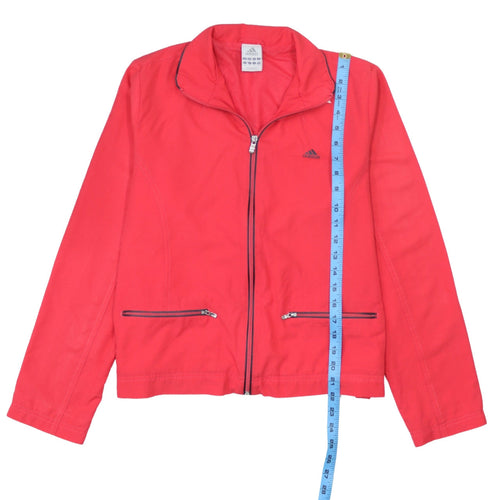 Adidas Women's Pink Full Zip Sports Jacket Size 14