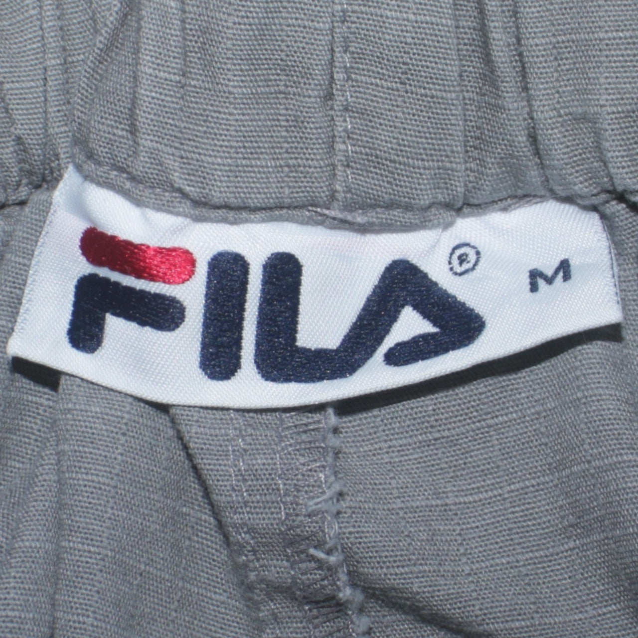 Fila Men’s Grey Cargo Shorts Size M Elastic Waist Outdoor
