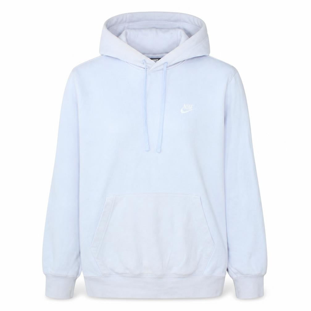 Nike Women’s White Pullover Hoodie Size L Cotton Blend Casual Sweatshirt