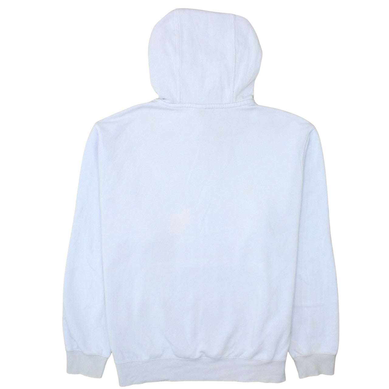 Nike Women’s White Pullover Hoodie Size L Cotton Blend Casual Sweatshirt