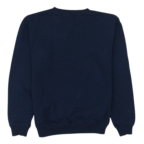 Ellesse Women Navy Blue Logo Crew Neck Sweatshirt UK 8