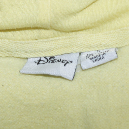Disney Winnie the Pooh Yellow Pullover Hoodie Womens Size S Primark