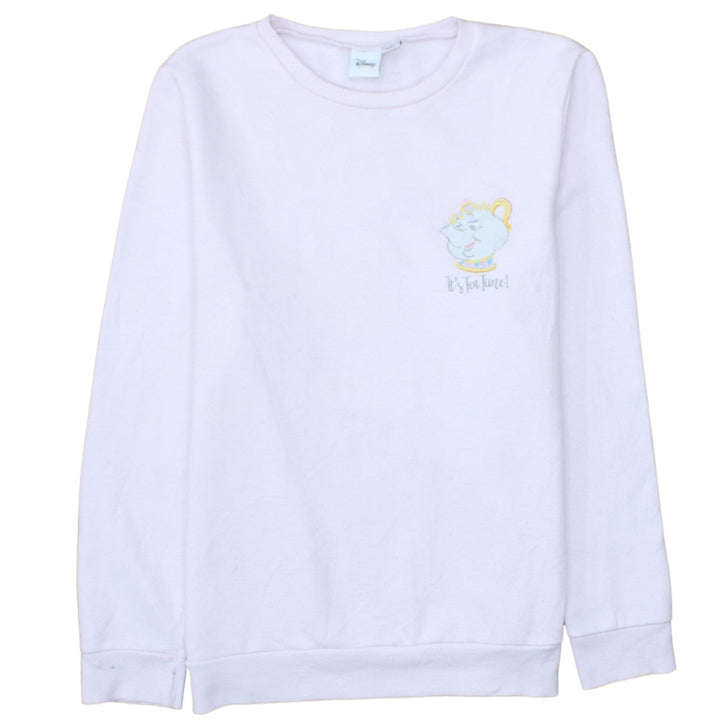 Primark Disney Women's White Beauty and the Beast Sweatshirt Size 10