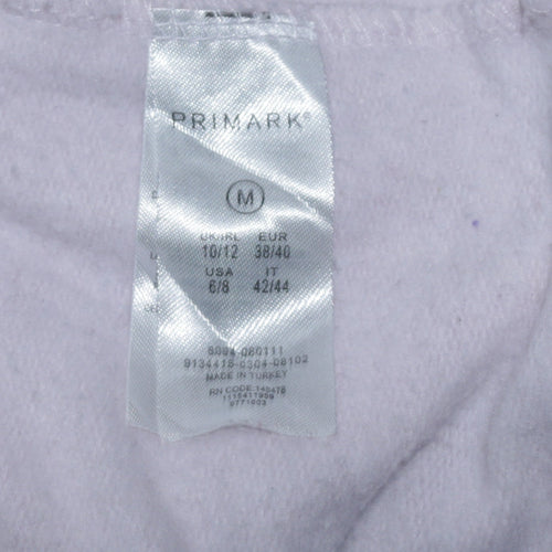 Primark Disney Women's White Beauty and the Beast Sweatshirt Size 10