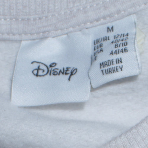 Disney Women Grey Dumbo Crew Neck Sweatshirt Size M 12/14