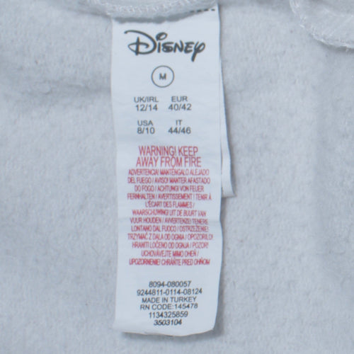 Disney Women Grey Dumbo Crew Neck Sweatshirt Size M 12/14