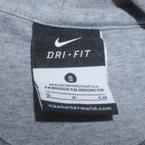 Nike Men's Grey Just Do It Dri-Fit Pullover Hoodie Size S