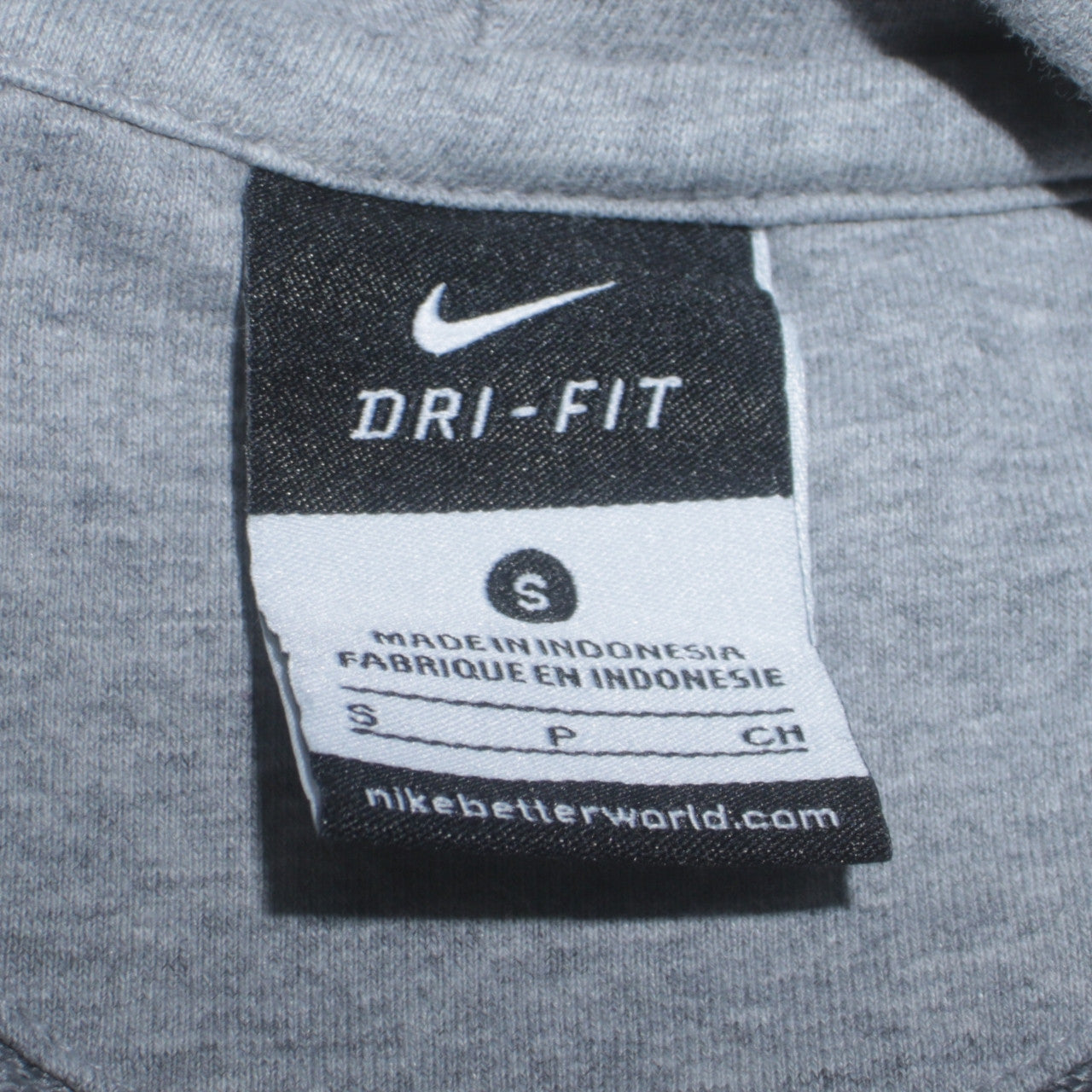 Nike Men's Grey Just Do It Dri-Fit Pullover Hoodie Size S