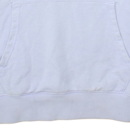 Levi's Women Lavender Pullover Hoodie L Cotton Casual Sweatshirt