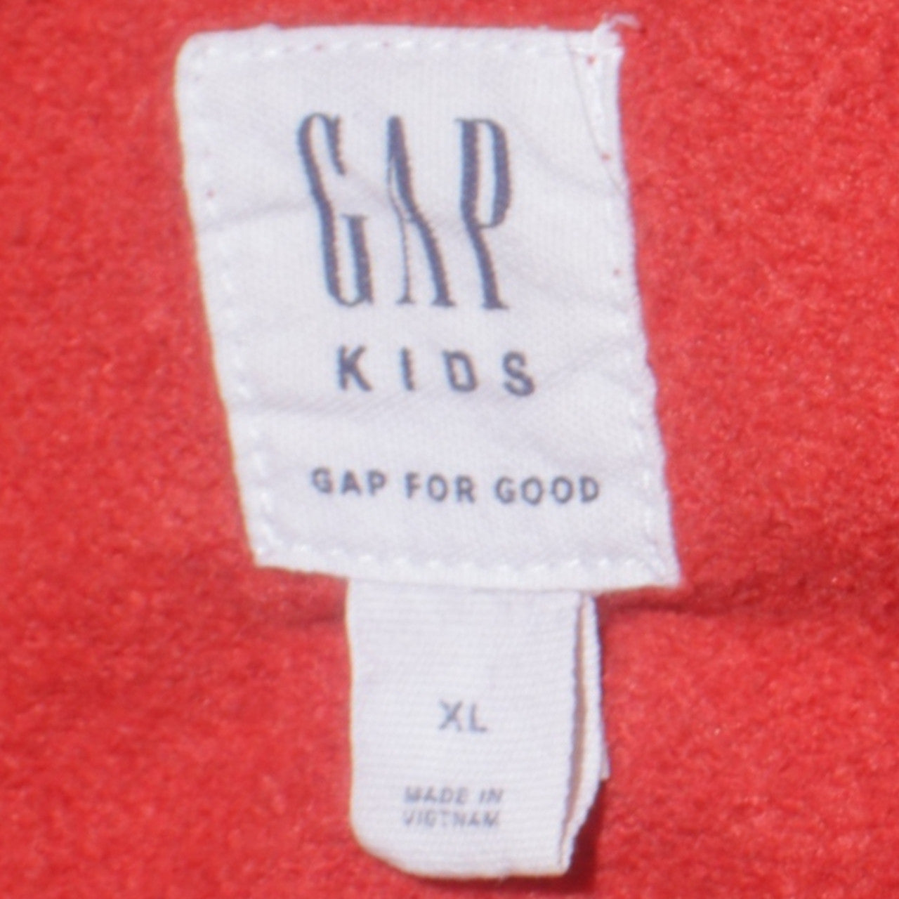 GAP Boys Orange Pullover Hoodie XL 12-13 Years Cotton Fleece Logo Sweatshirt