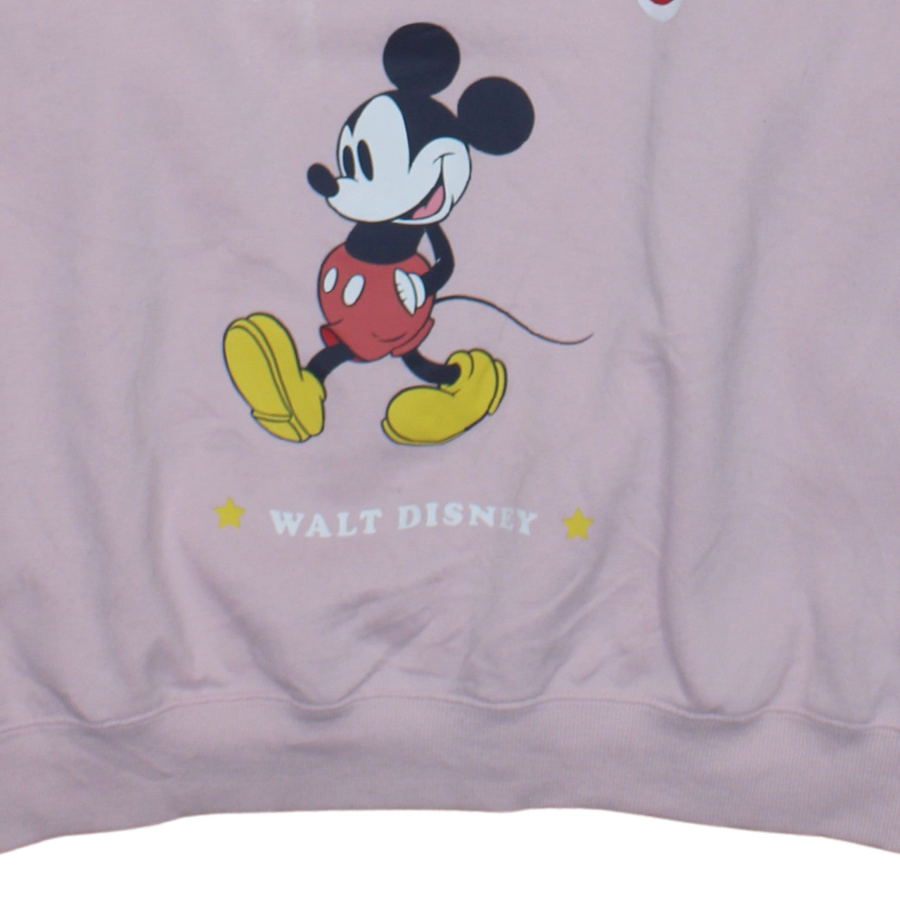 H&M Divided Disney Mickey Mouse Pink Sweatshirt Women’s XL