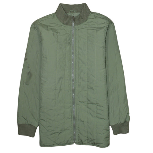 GAP Kids Boys Green Bomber Jacket Size 13 Years Full Zip Nylon