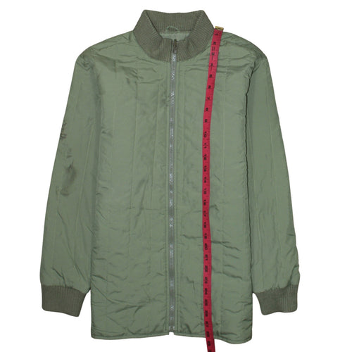 GAP Kids Boys Green Bomber Jacket Size 13 Years Full Zip Nylon