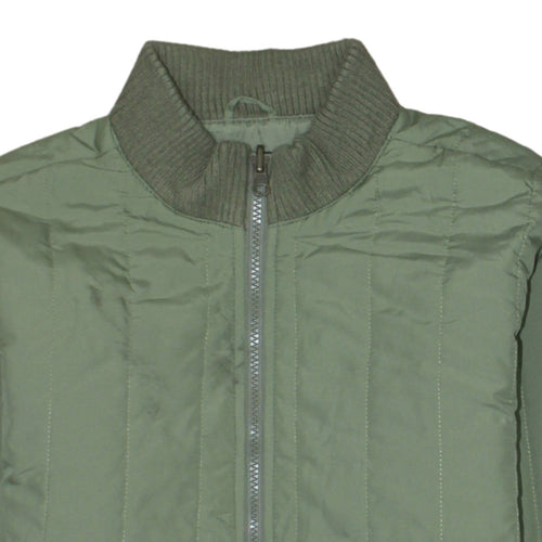 GAP Kids Boys Green Bomber Jacket Size 13 Years Full Zip Nylon