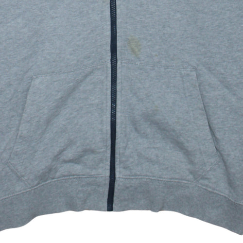 Tommy Jeans Men’s Grey Full Zip Hoodie 2XL Regular Fit
