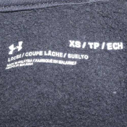 Under Armour Men's Black XS Pullover Hoodie Fleece Sportswear