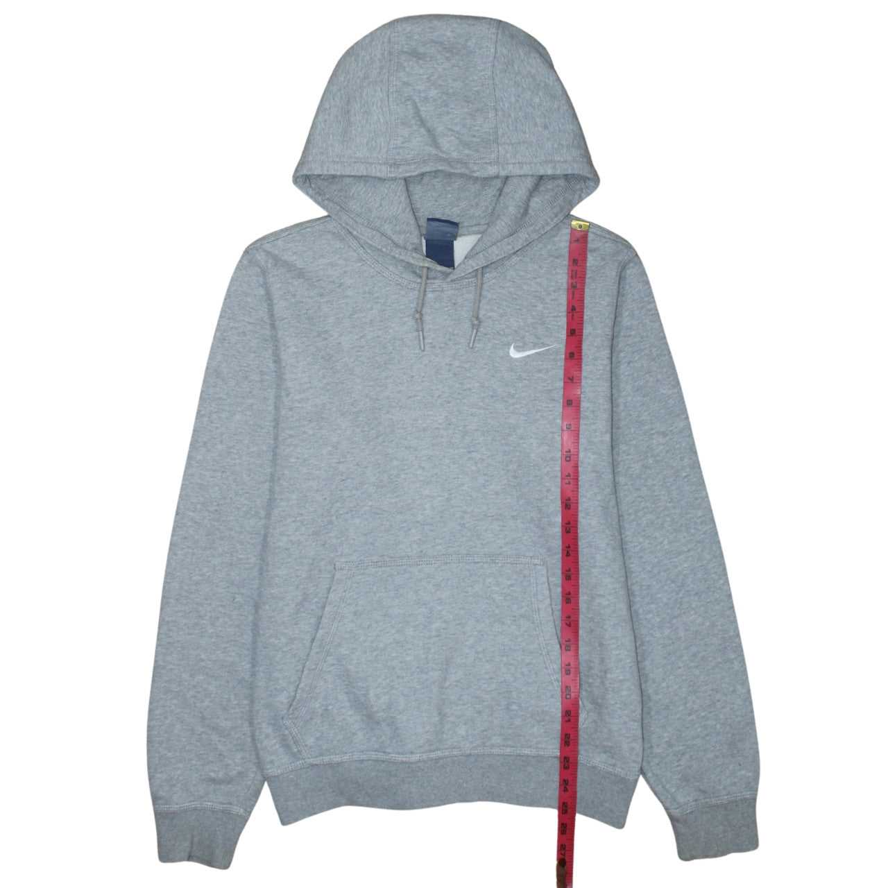 Nike Men's Grey Pullover Hoodie Small Regular Fit Fleece Sweatshirt