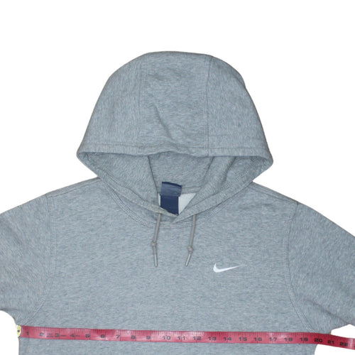 Nike Men's Grey Pullover Hoodie Small Regular Fit Fleece Sweatshirt
