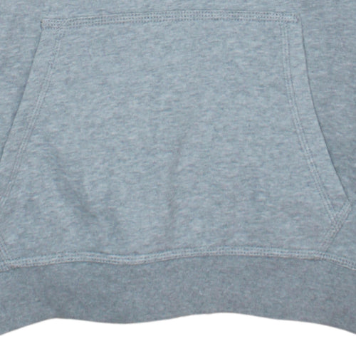 Nike Men's Grey Pullover Hoodie Small Regular Fit Fleece Sweatshirt
