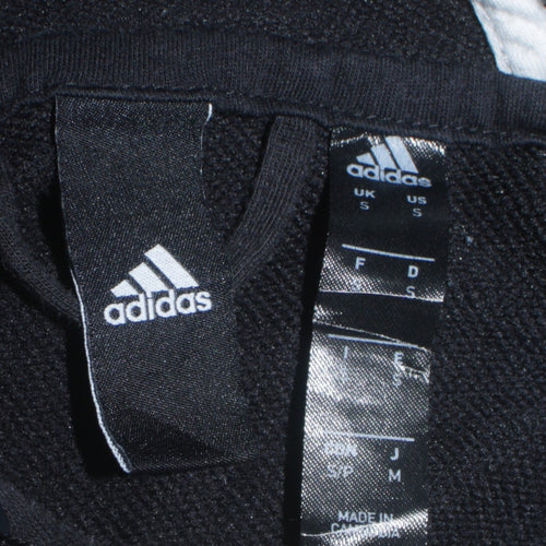 Adidas Men's Black Full Zip Hoodie Small Sports Fleece