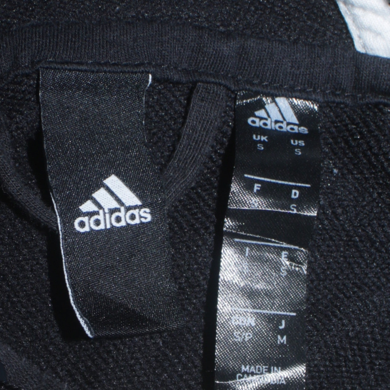 Adidas Men's Black Full Zip Hoodie Small Sports Fleece