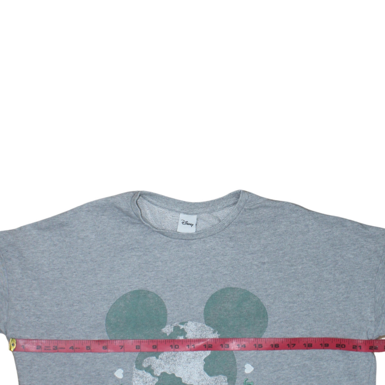 Disney Womens Grey Sweatshirt Size 38 Be Kind To Our Planet Pullover