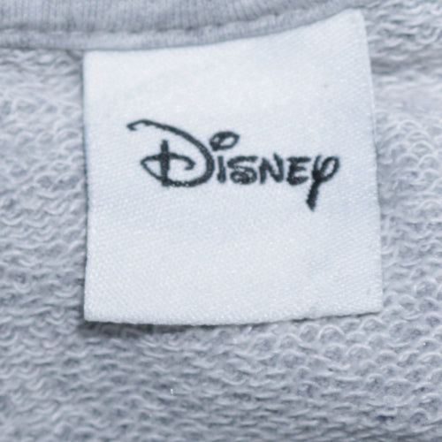 Disney Womens Grey Sweatshirt Size 38 Be Kind To Our Planet Pullover