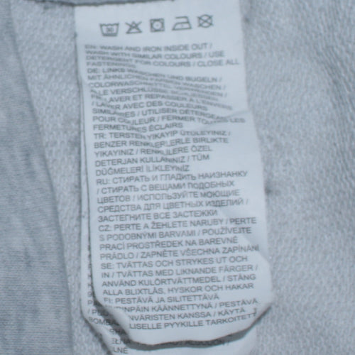 Puma Men's Grey Full Zip Hoodie Size S Lightweight Athletic