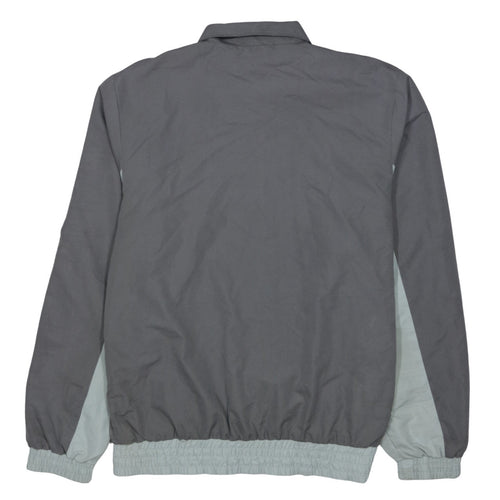 Kappa Men’s Grey Windbreaker Jacket Size L Full Zip Lightweight Sportswear