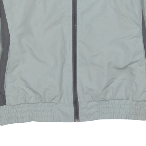 Kappa Men’s Grey Windbreaker Jacket Size L Full Zip Lightweight Sportswear