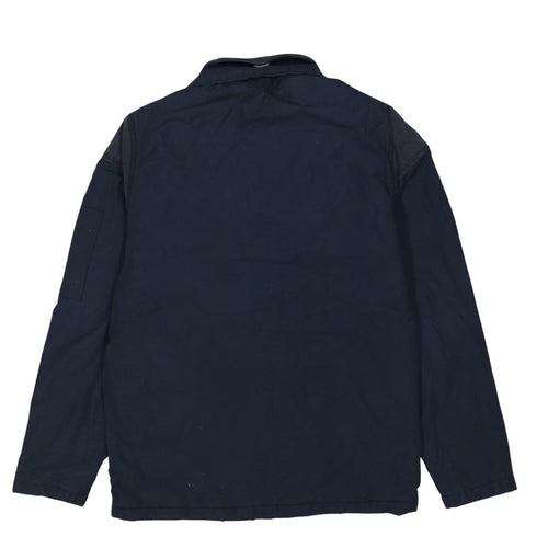 Hilfiger Denim Men's Navy Cotton Military Jacket Size L