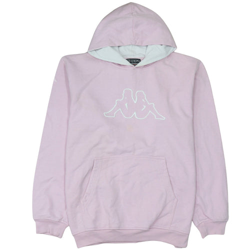 Kappa Womens Pink Pullover Hoodie XXL Cotton Blend Casual