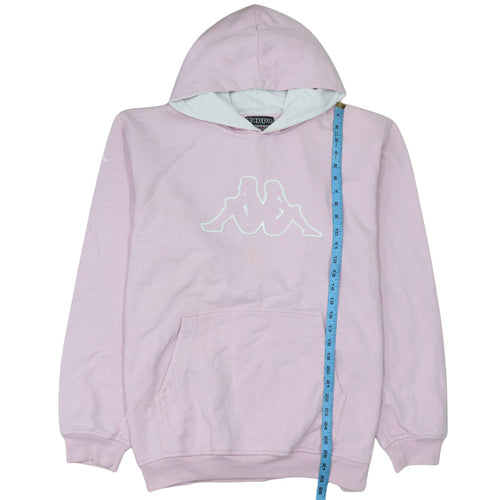 Kappa Womens Pink Pullover Hoodie XXL Cotton Blend Casual