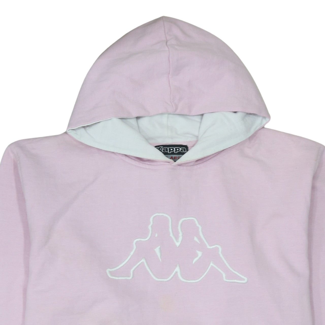 Kappa Womens Pink Pullover Hoodie XXL Cotton Blend Casual
