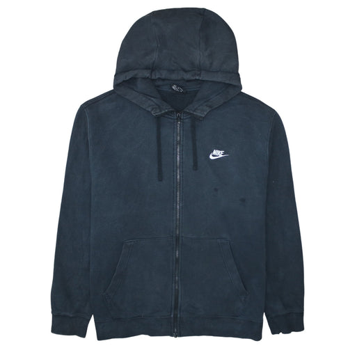 Nike Men's Black XL Full Zip Hoodie Sweatshirt Fleece