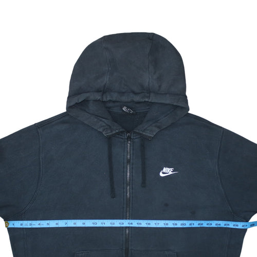 Nike Men's Black XL Full Zip Hoodie Sweatshirt Fleece