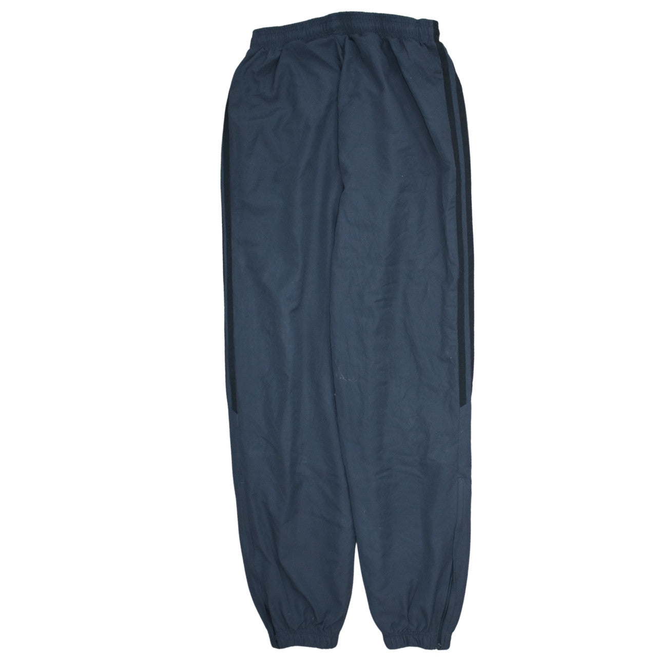 Adidas Men's Blue Track Pants L Woven Elastic Waist Activewear