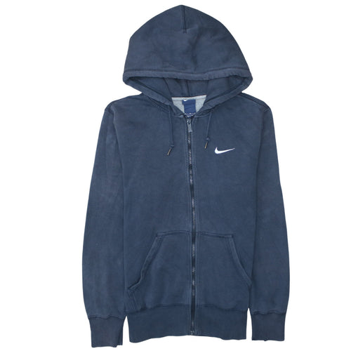 Nike Men's Blue Full Zip Hoodie Size M Sportswear Sweatshirt
