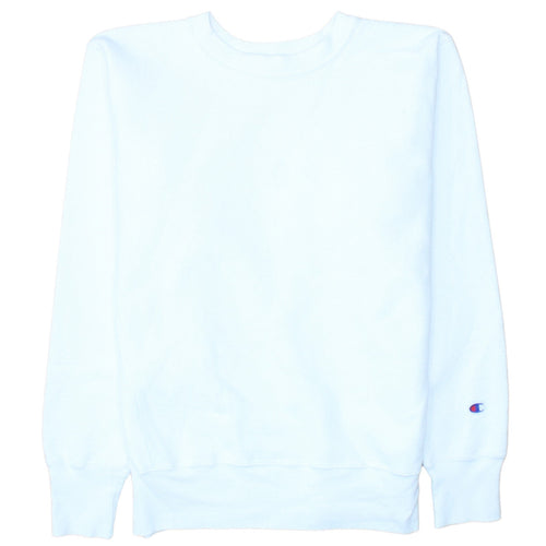 Champion Women's White Reverse Weave Large Pullover Sweatshirt