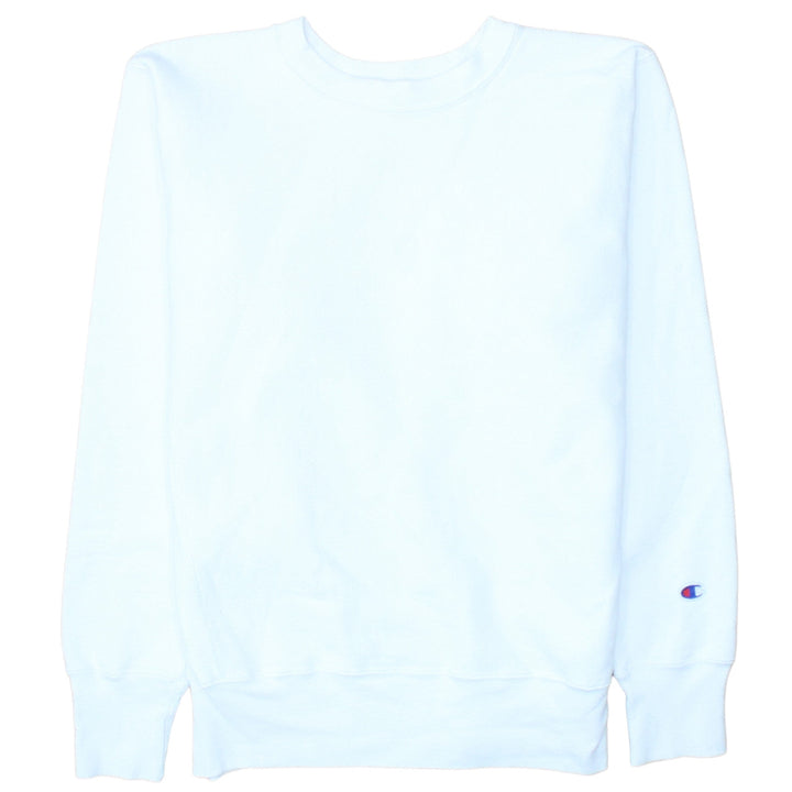 Champion Women's White Reverse Weave Large Pullover Sweatshirt