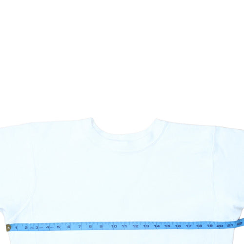 Champion Women's White Reverse Weave Large Pullover Sweatshirt