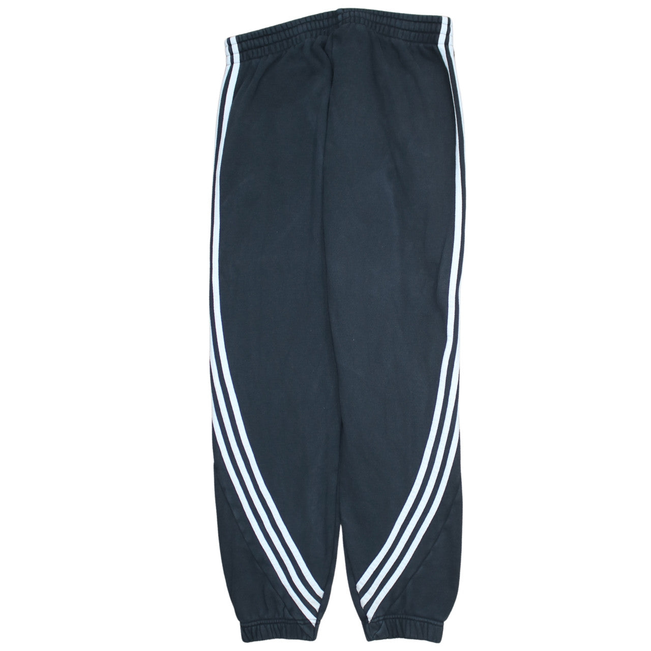 Adidas Men's Black Jogger Sweatpants M Tapered Side Stripe