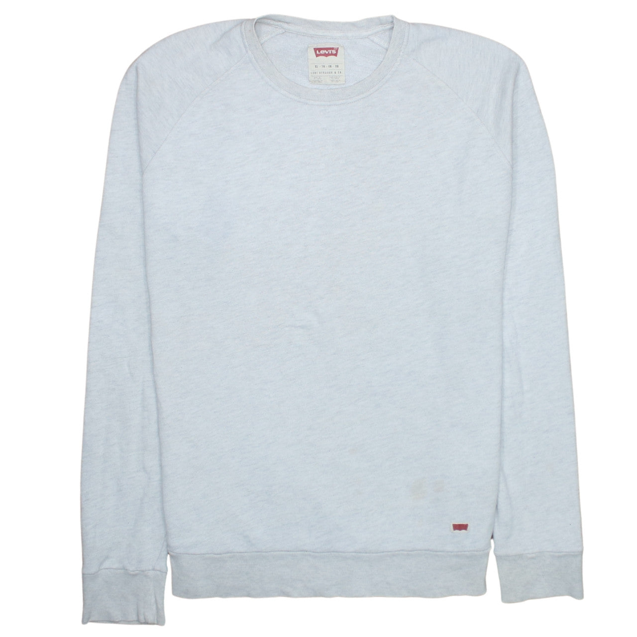 Levi's Men's Grey XL Crew Neck Pullover Sweatshirt