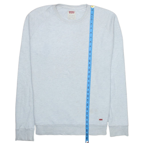 Levi's Men's Grey XL Crew Neck Pullover Sweatshirt