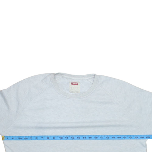 Levi's Men's Grey XL Crew Neck Pullover Sweatshirt