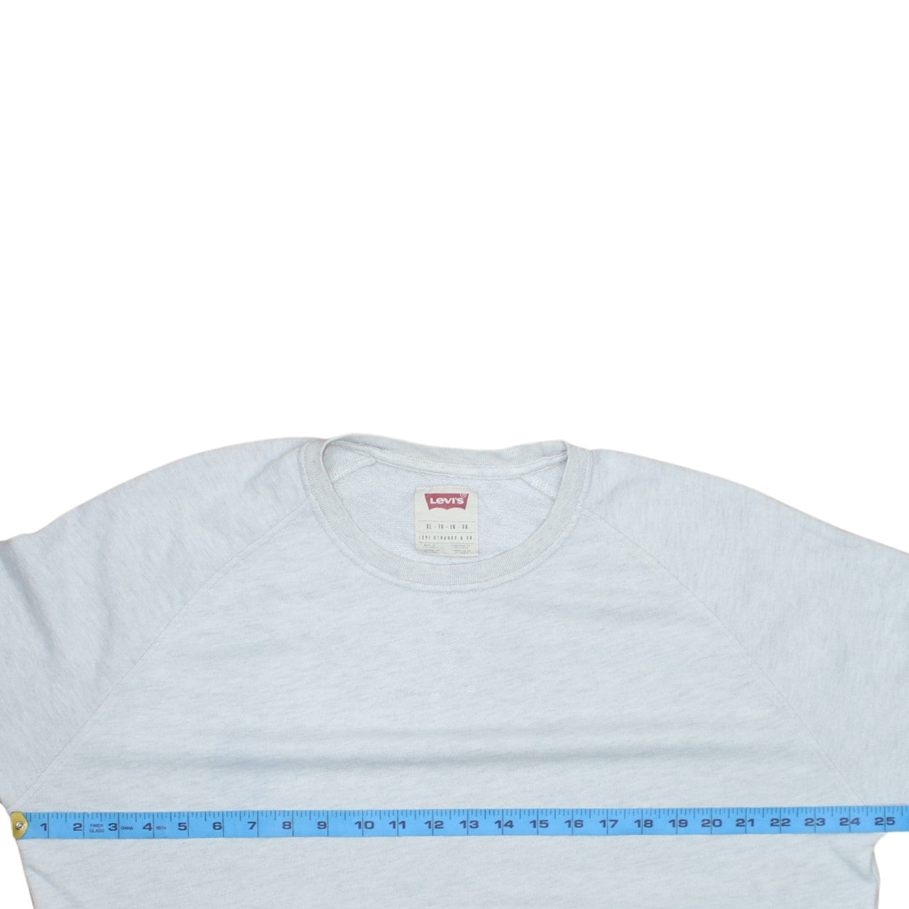 Levi's Men's Grey XL Crew Neck Pullover Sweatshirt