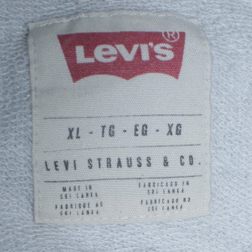 Levi's Men's Grey XL Crew Neck Pullover Sweatshirt
