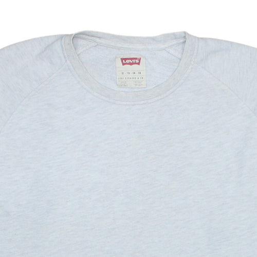 Levi's Men's Grey XL Crew Neck Pullover Sweatshirt