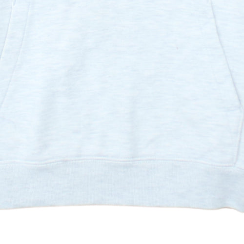 Champion Womens Light Grey Pullover Hoodie XS Casual Logo Sweatshirt